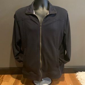 Men’s Banana Republic navy zippered sweater
